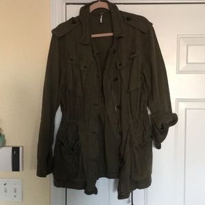 Free People Military Jacket